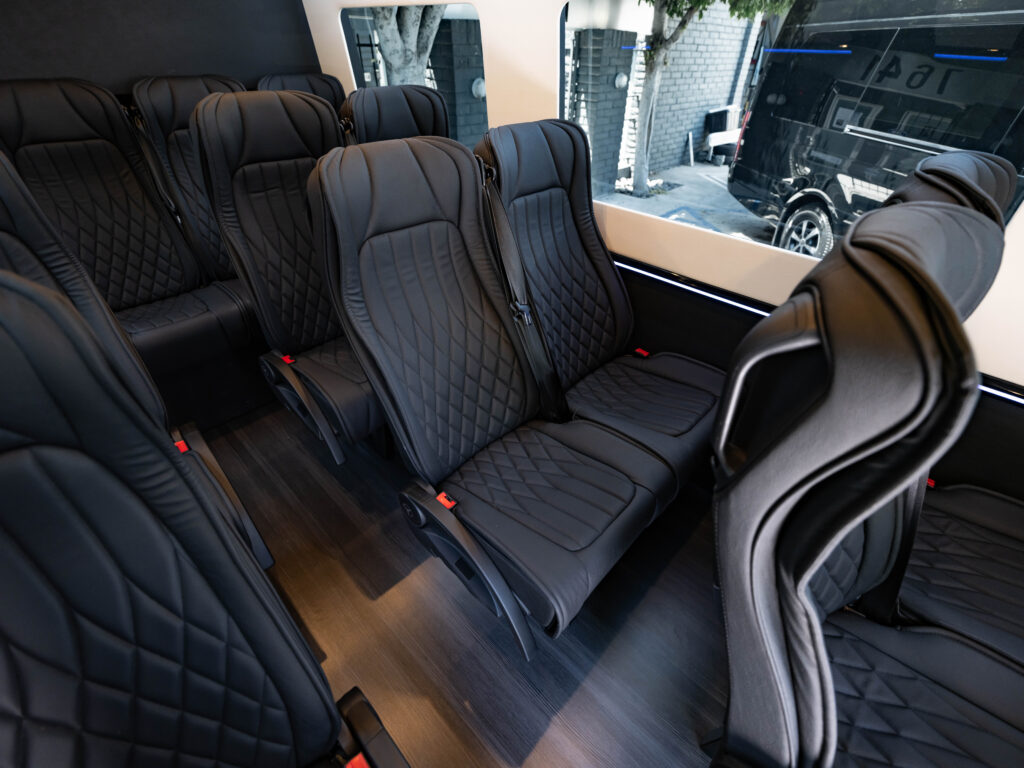 Bespoke Sprinter minibus detail