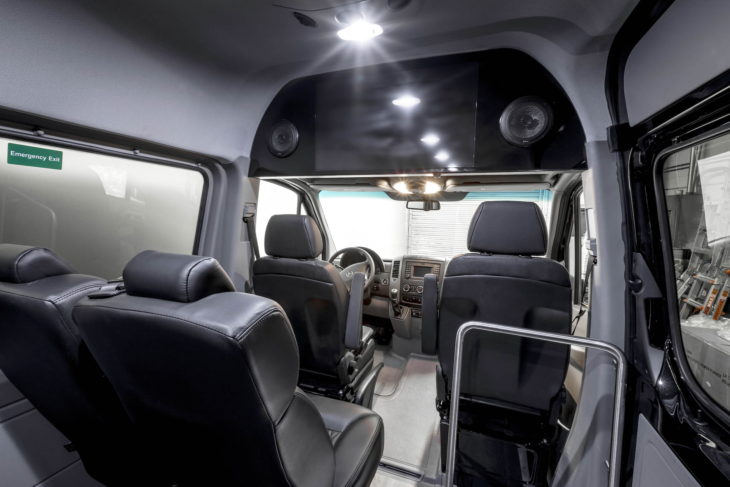 Bespoke Minibus specializes in Mercedes-Benz Sprinter van shuttle minibus conversions.