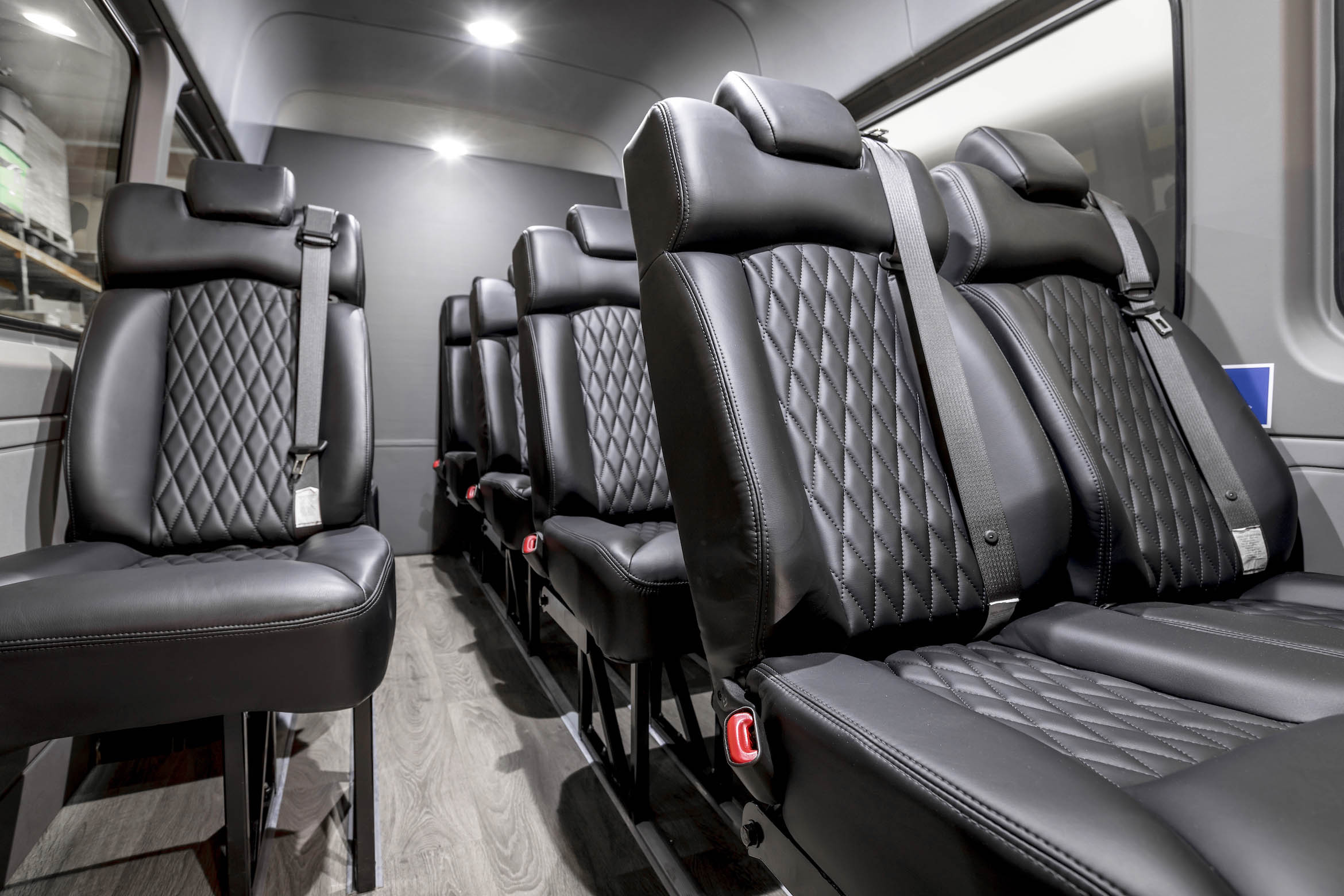 Bespoke Minibus specializes in Mercedes-Benz Sprinter van shuttle minibus conversions.