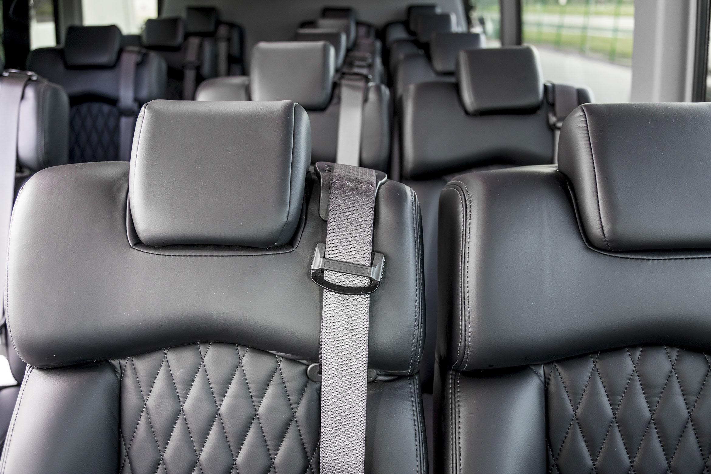 Bespoke Minibus specializes in Mercedes-Benz Sprinter van shuttle minibus conversions.