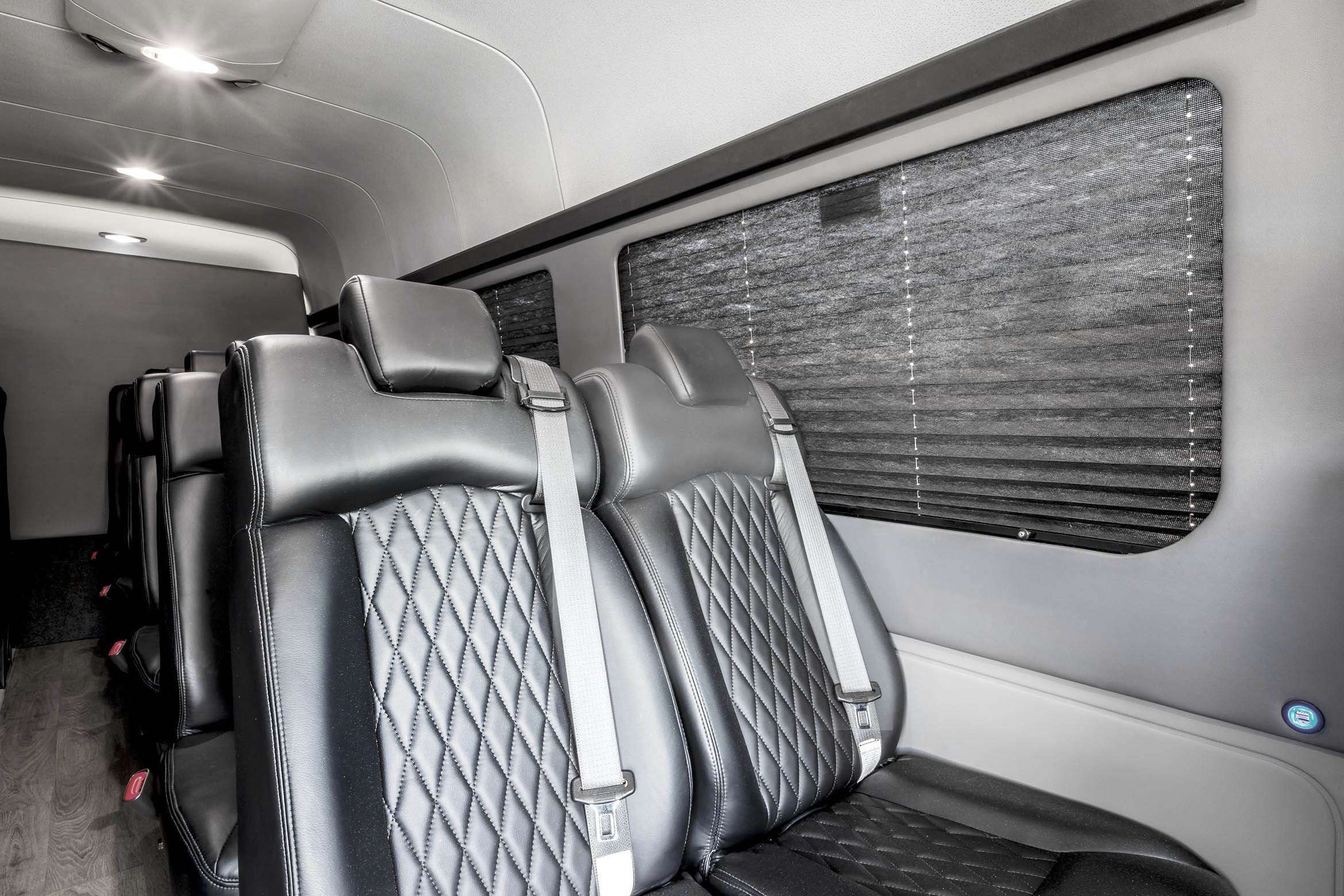 Bespoke Minibus specializes in Mercedes-Benz Sprinter van shuttle minibus conversions.