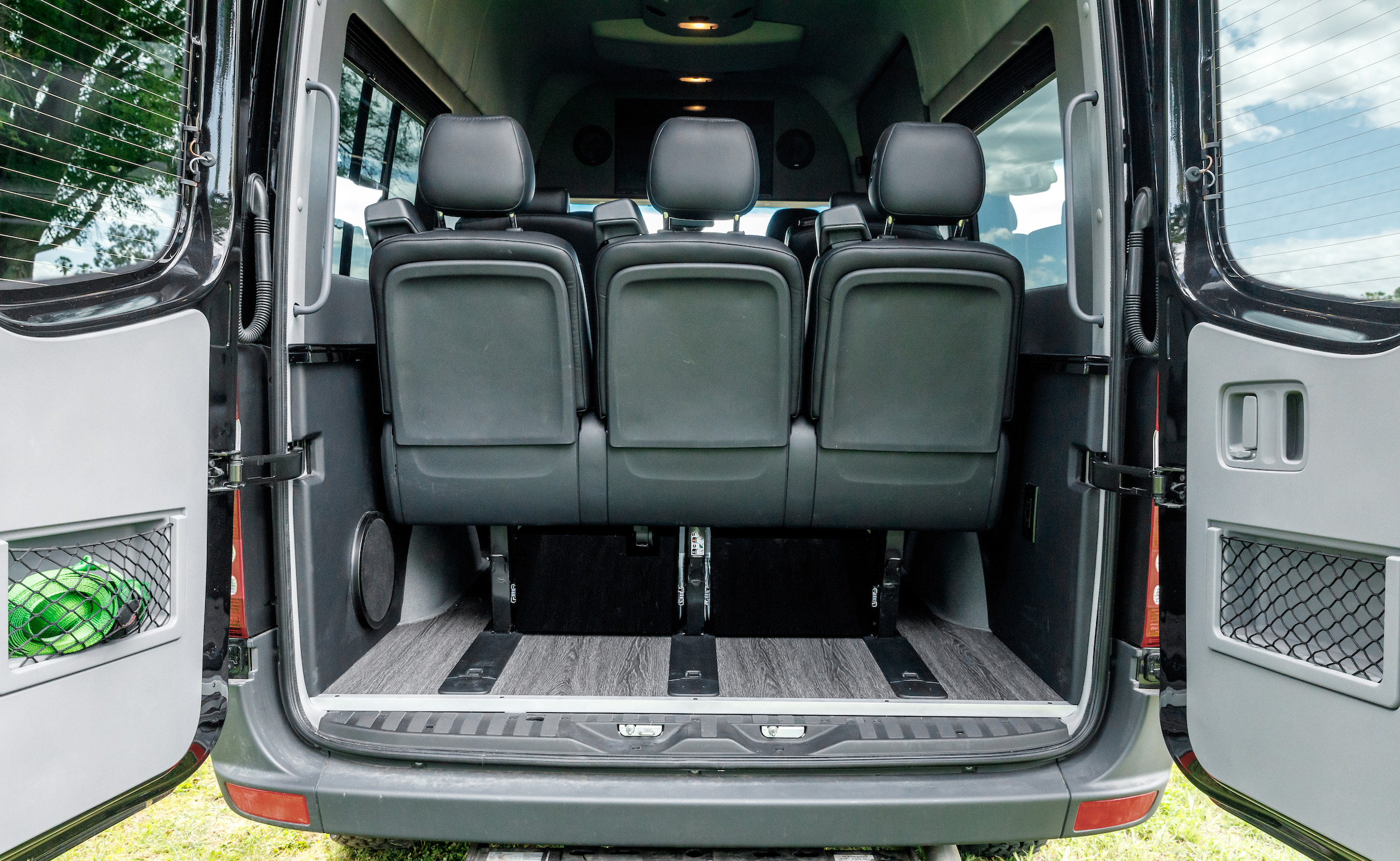 Bespoke Minibus specializes in Mercedes-Benz Sprinter van shuttle minibus conversions.